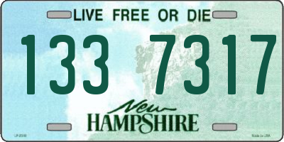 NH license plate 1337317