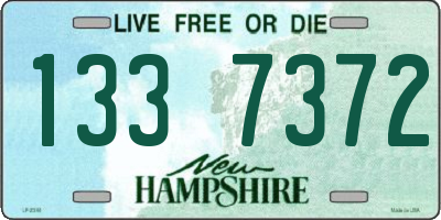 NH license plate 1337372