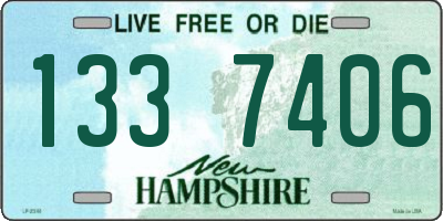 NH license plate 1337406