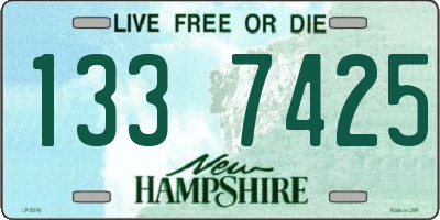 NH license plate 1337425