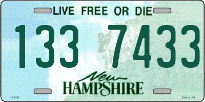 NH license plate 1337433
