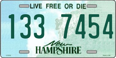 NH license plate 1337454