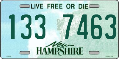 NH license plate 1337463