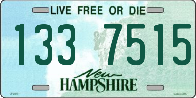 NH license plate 1337515