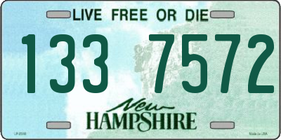 NH license plate 1337572