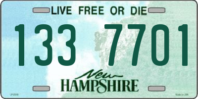 NH license plate 1337701