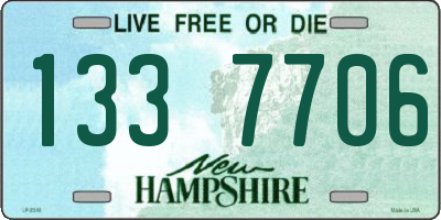 NH license plate 1337706