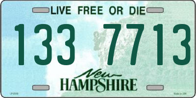 NH license plate 1337713