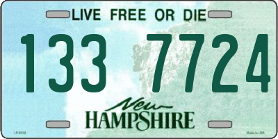 NH license plate 1337724