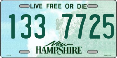 NH license plate 1337725