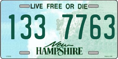 NH license plate 1337763