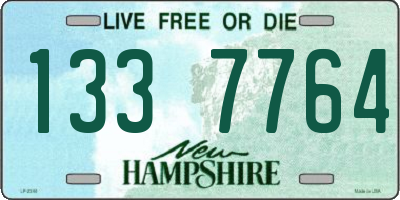 NH license plate 1337764