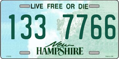 NH license plate 1337766