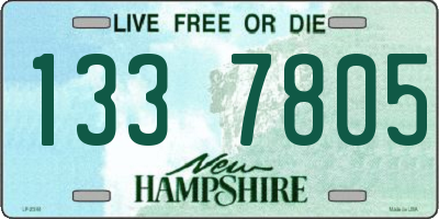 NH license plate 1337805