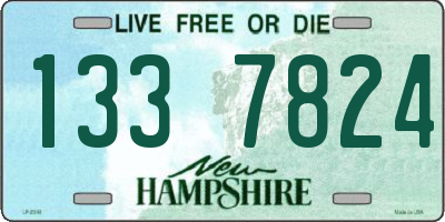 NH license plate 1337824