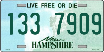 NH license plate 1337909