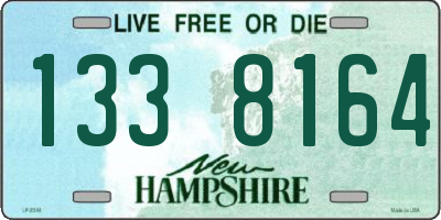 NH license plate 1338164