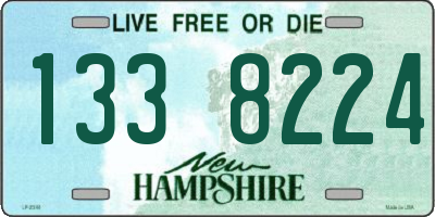 NH license plate 1338224