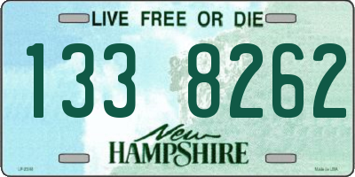 NH license plate 1338262