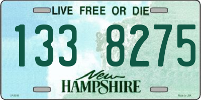 NH license plate 1338275