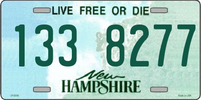 NH license plate 1338277