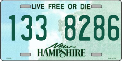 NH license plate 1338286