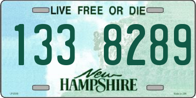 NH license plate 1338289