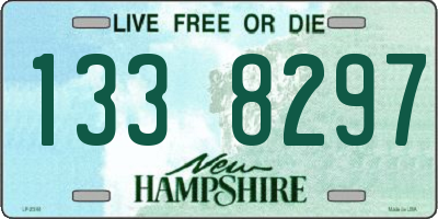 NH license plate 1338297