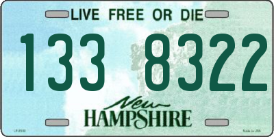 NH license plate 1338322