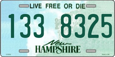 NH license plate 1338325