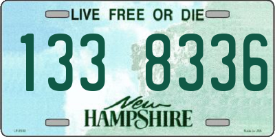 NH license plate 1338336