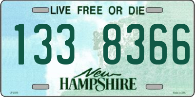 NH license plate 1338366