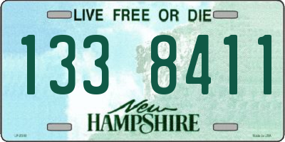 NH license plate 1338411