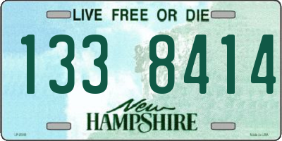 NH license plate 1338414