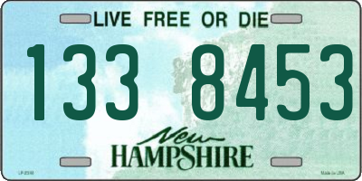 NH license plate 1338453