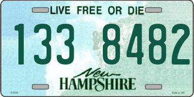 NH license plate 1338482