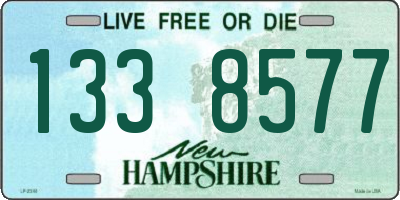 NH license plate 1338577