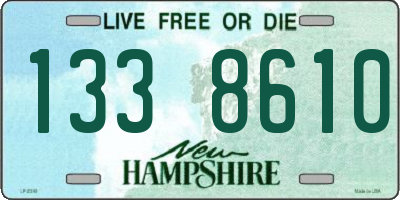 NH license plate 1338610