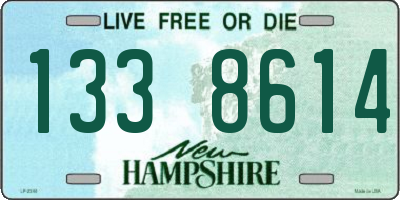 NH license plate 1338614