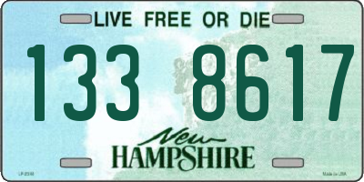 NH license plate 1338617