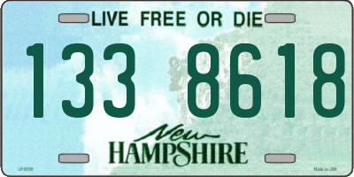 NH license plate 1338618