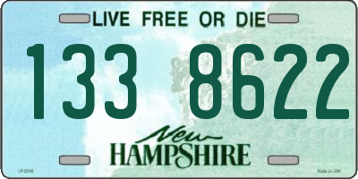 NH license plate 1338622
