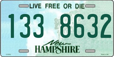NH license plate 1338632