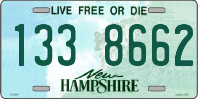 NH license plate 1338662