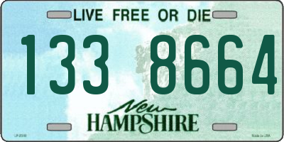 NH license plate 1338664