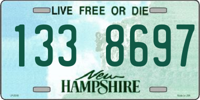 NH license plate 1338697