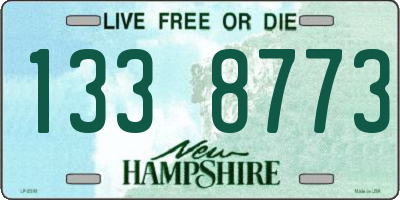 NH license plate 1338773