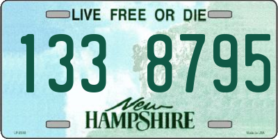 NH license plate 1338795