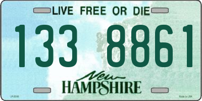 NH license plate 1338861
