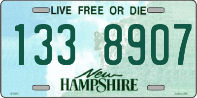 NH license plate 1338907